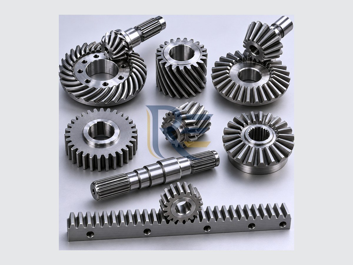 Industrial transmission gear components